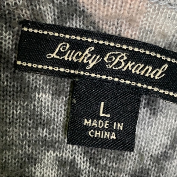 Lucky Brand Bohemian Fringed Cardigan - Picture 7 of 7